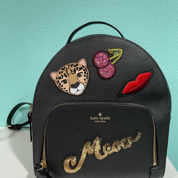 Kate spade cheetah backpack (price is firm) main image 5